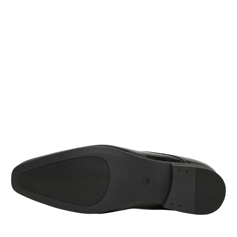 Fluid Mens Kensington Patent Derby Shoes Black Patent - Image 2