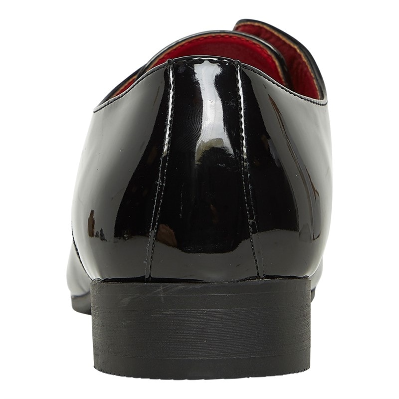 Fluid Mens Kensington Patent Derby Shoes Black Patent - Image 3
