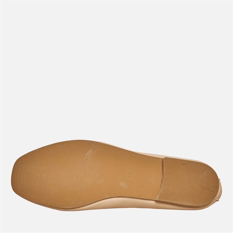 Fluid Womens Arosa Lace Ballet Pumps Nude - Image 2