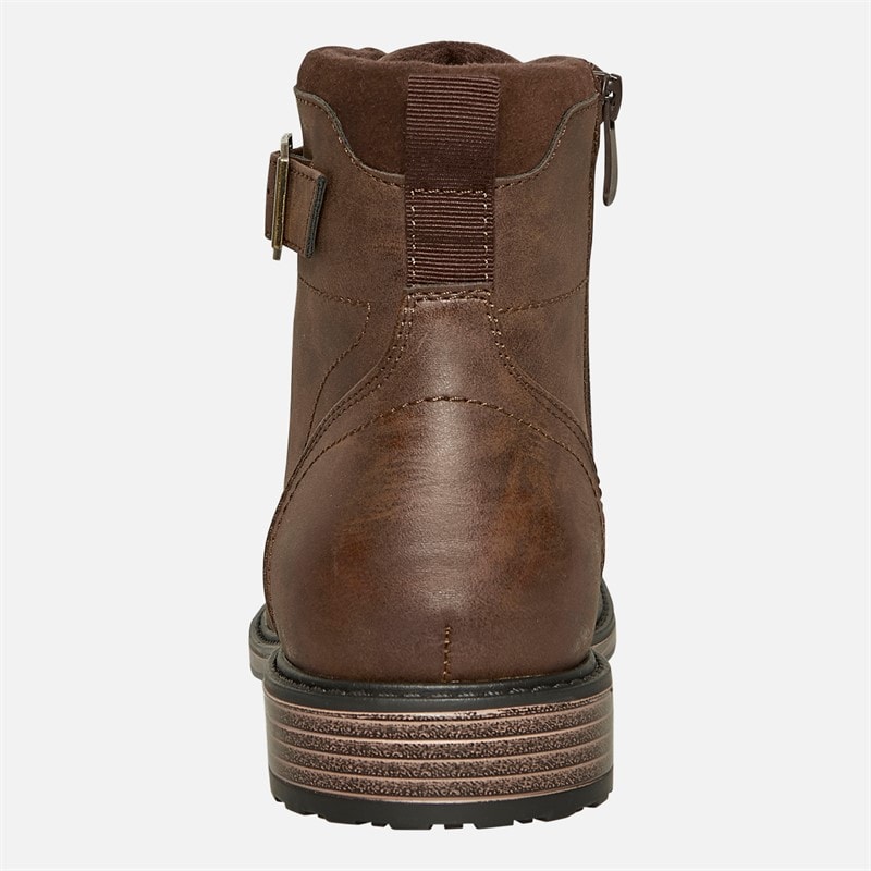 Fluid Mens Merton Toe Cap Boots Brown - Image 3