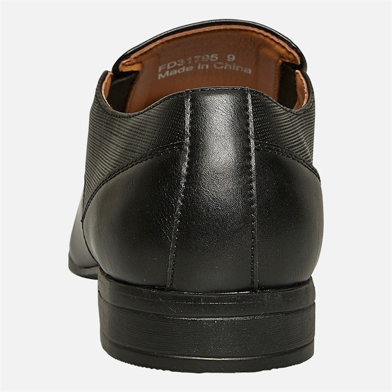 Fluid Mens Brent Tramline Slip On Shoes Black - Image 3