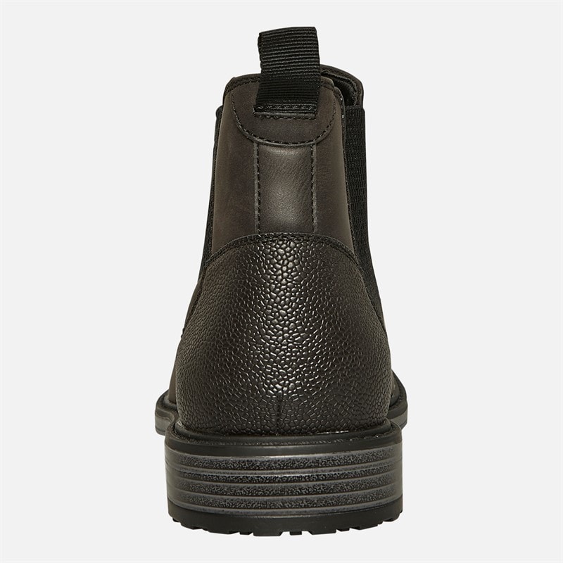 Fluid Mens Camden Casual Chelsea Boots Black - Image 3