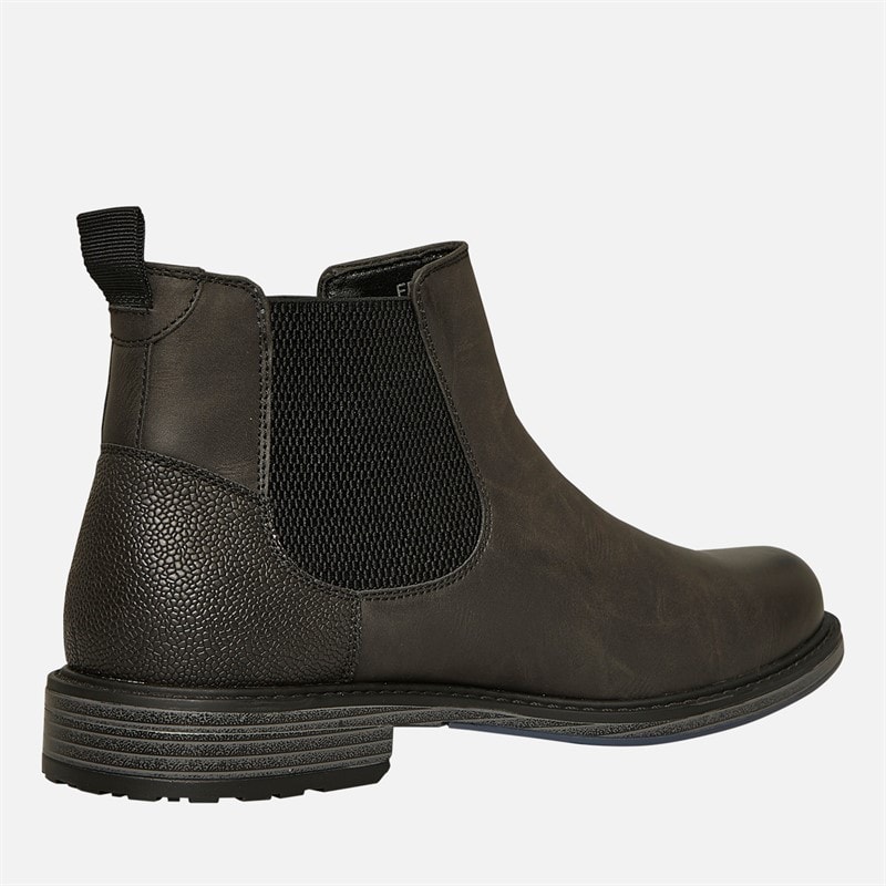 Fluid Mens Camden Casual Chelsea Boots Black - Image 5