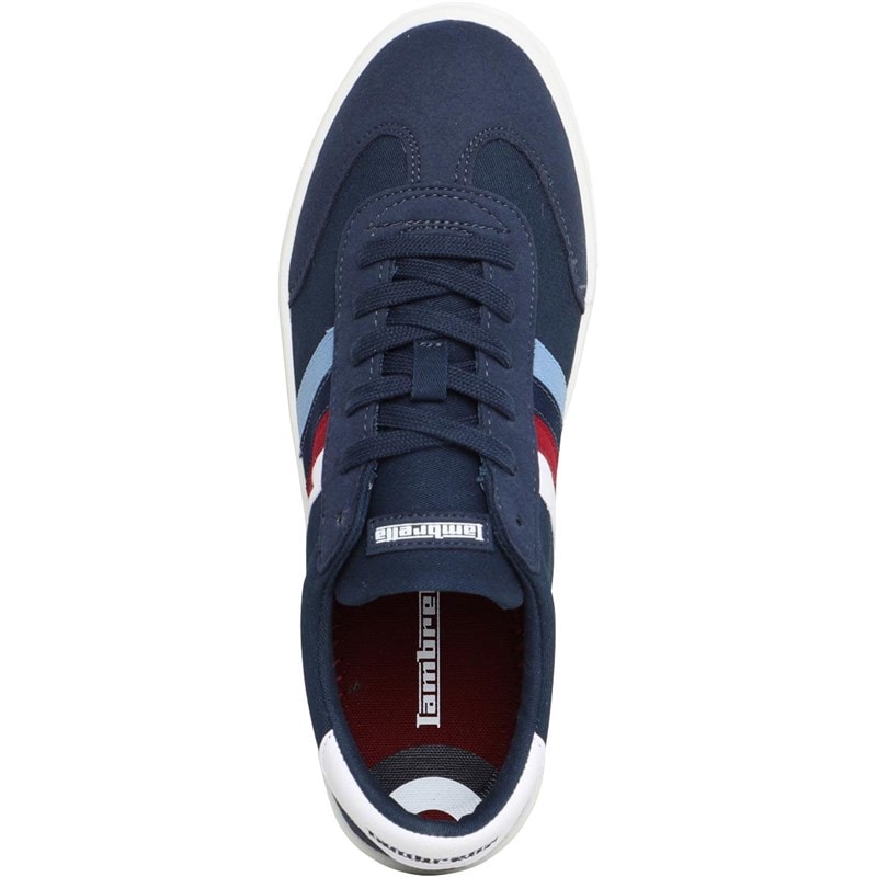 Lambretta Mens Vulkan Trainers Navy - Image 4