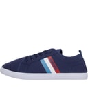 Lambretta Mens Spike Canvas Pumps Navy