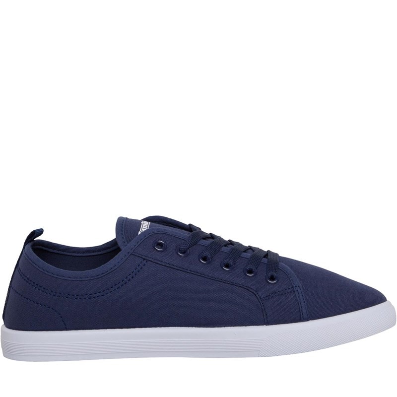 Lambretta Mens Spike Canvas Pumps Navy - Image 5