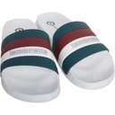 Lambretta Mens Prince Slides White/Green