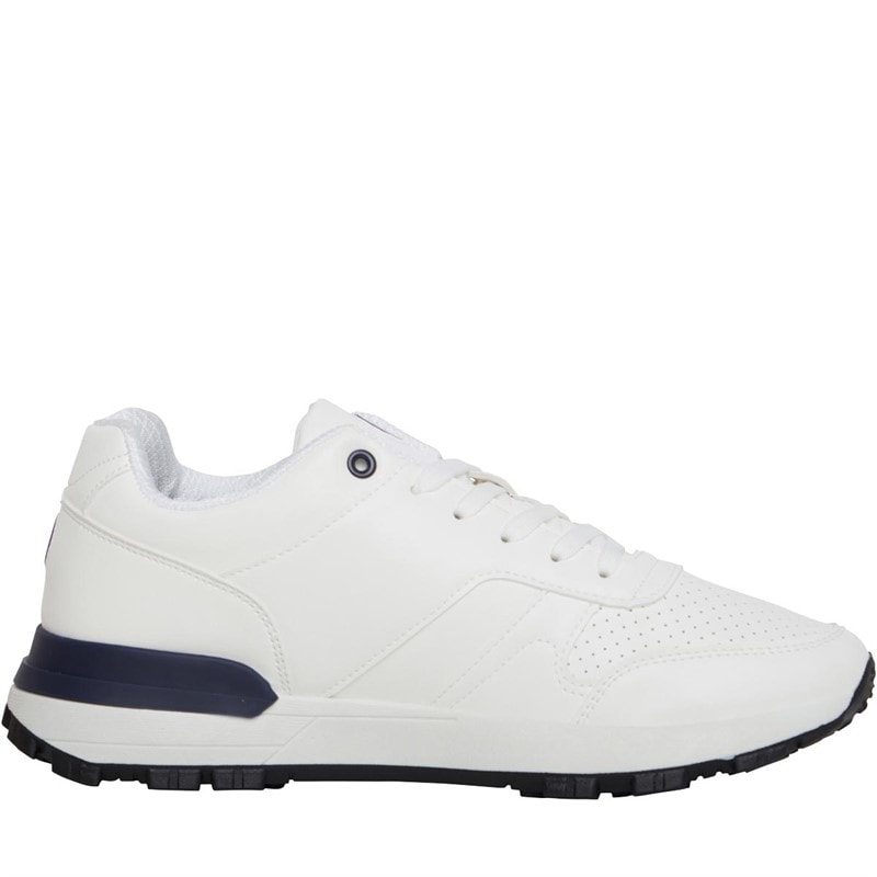 Lambretta Mens Echo 2 Trainers White - Image 5