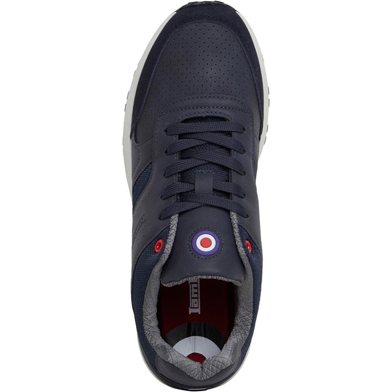 Lambretta Mens Echo 2 Trainers Navy - Image 4