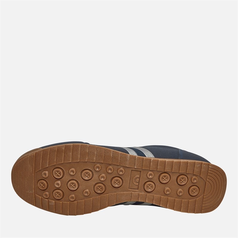 Lambretta Mens Tackle Trainers Navy/Charcoal - Image 2
