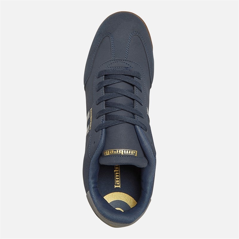 Lambretta Mens Tackle Trainers Navy/Charcoal - Image 4