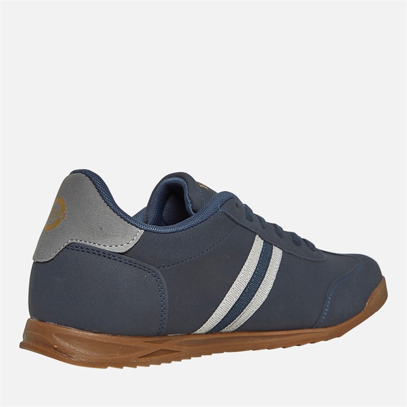 Lambretta Mens Tackle Trainers Navy/Charcoal - Image 5