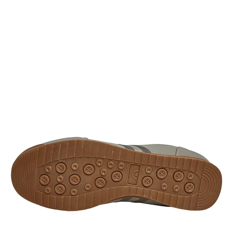 Lambretta Mens Tackle Trainers Grey/Charcoal - Image 2