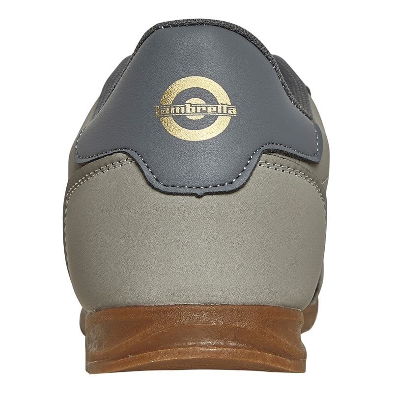 Lambretta Mens Tackle Trainers Grey/Charcoal - Image 3