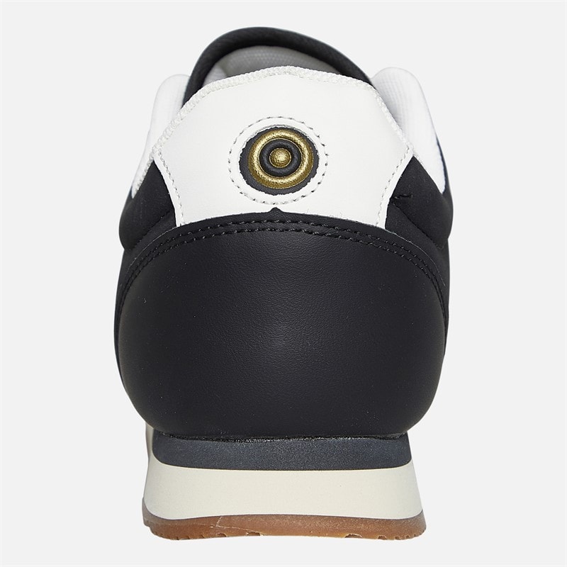 Lambretta Mens Diego Trainers Black/White - Image 3