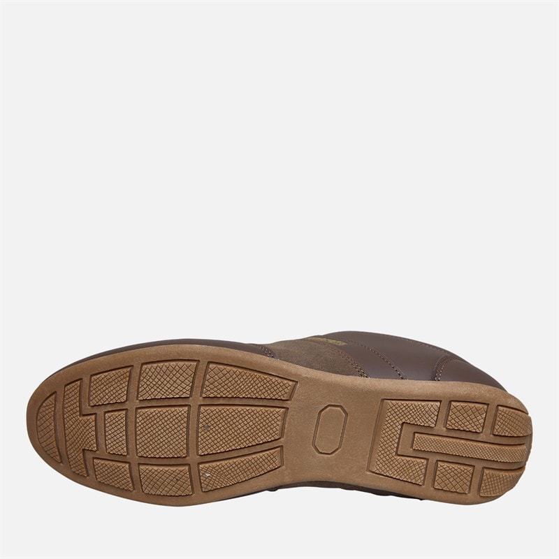 Lambretta Mens Euro Trainers Chocolate - Image 2