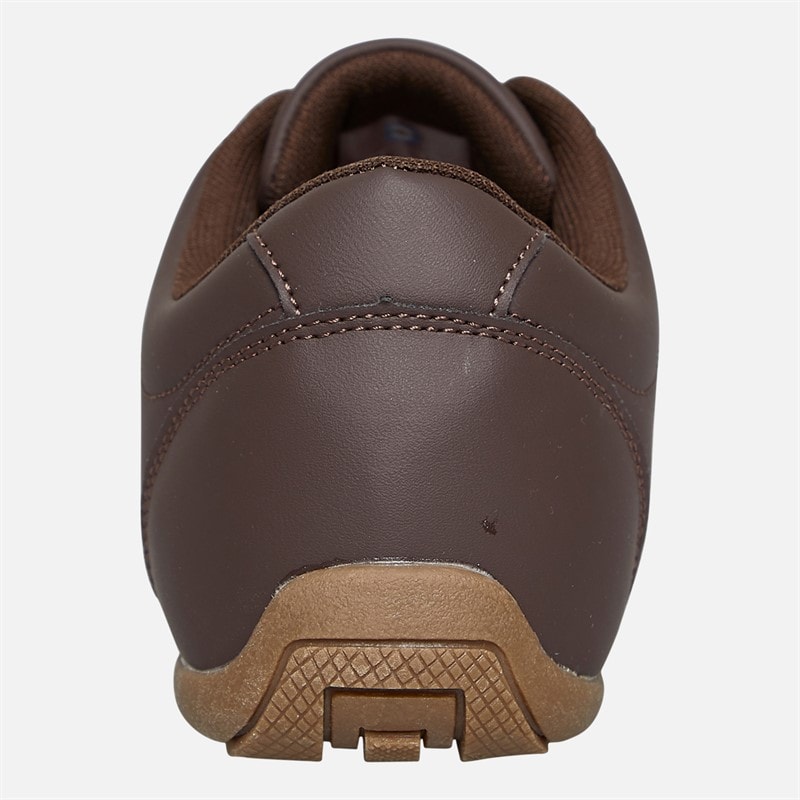 Lambretta Mens Euro Trainers Chocolate - Image 3