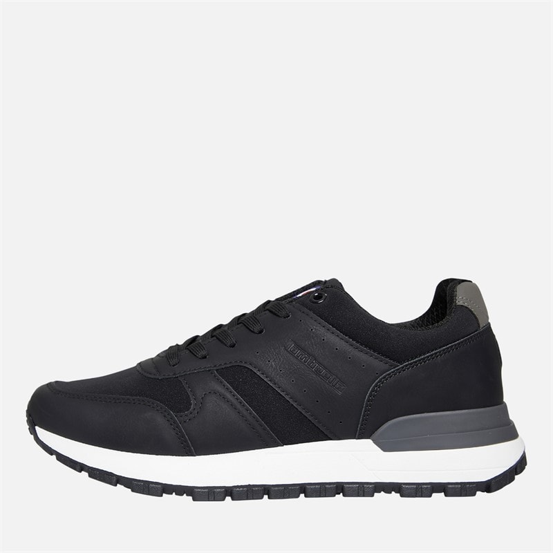 Lambretta Mens Echo 2 Trainers Black/Charcoal - Image 1