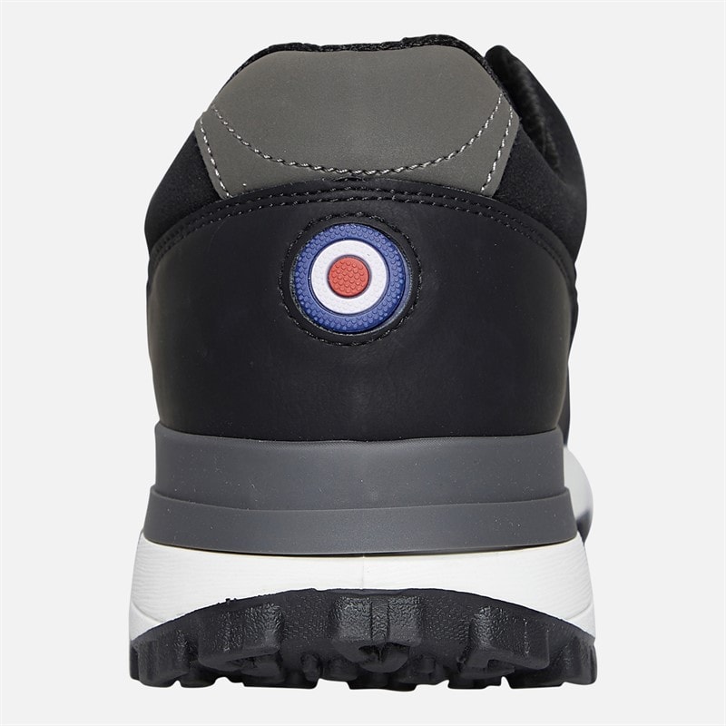 Lambretta Mens Echo 2 Trainers Black/Charcoal - Image 3