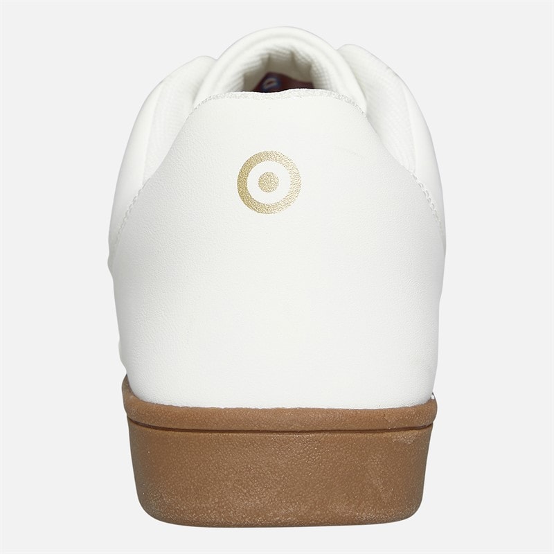 Lambretta Mens Panther Trainers White/Black - Image 3