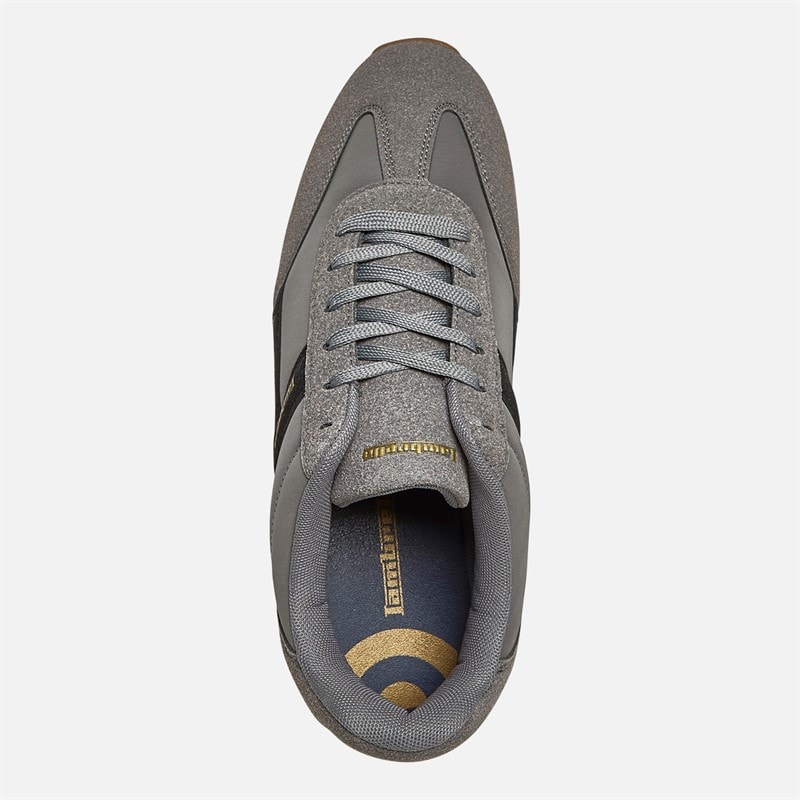 Lambretta Mens Panther Trainers I10 Charcoal - Image 4