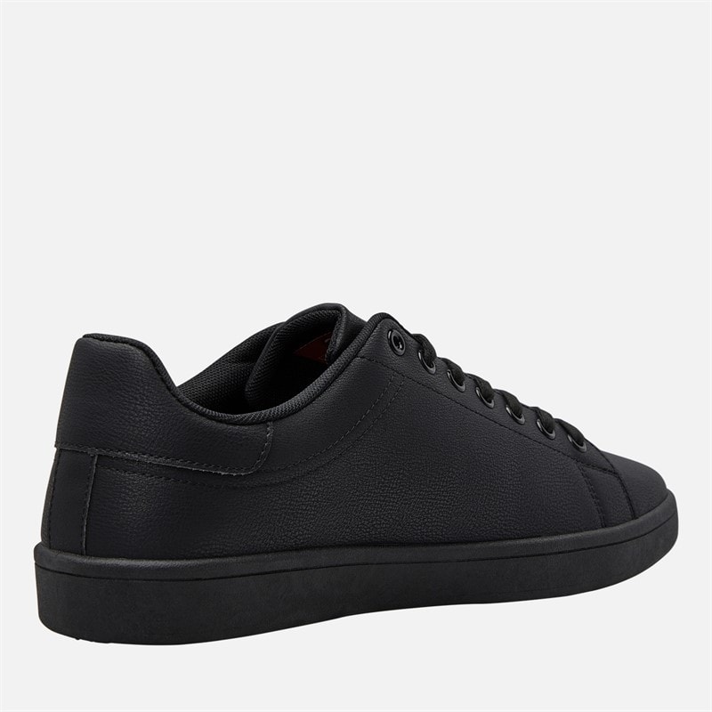 Lambretta Mens Pinball 2 Trainers Black W/Black Sole Black W/Blk Sole - Image 5