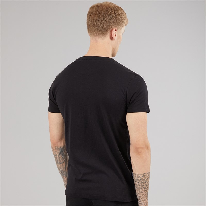 Lambretta Mens Target Box T-Shirt Black - Image 2