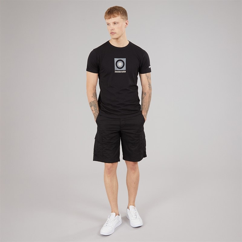 Lambretta Mens Target Box T-Shirt Black - Image 4