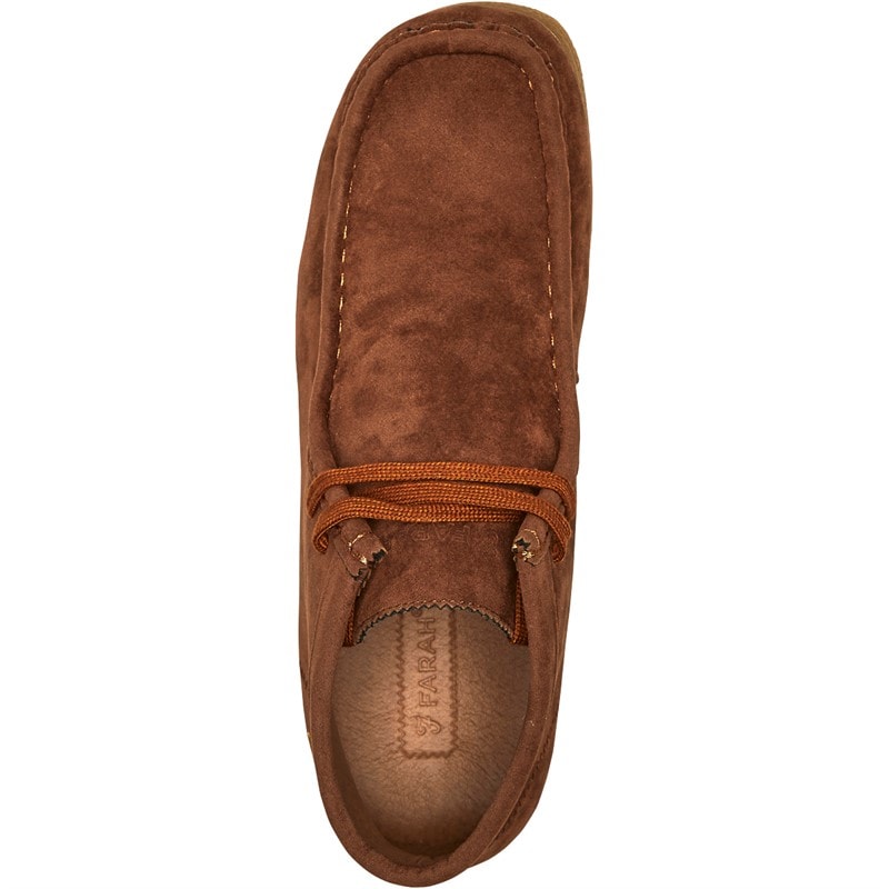 FARAH Mens Lake Boots Brown - Image 4