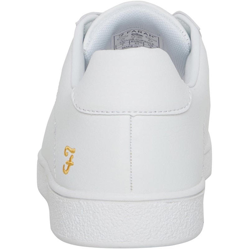 Farah Mens Taylor Trainers White - Image 3