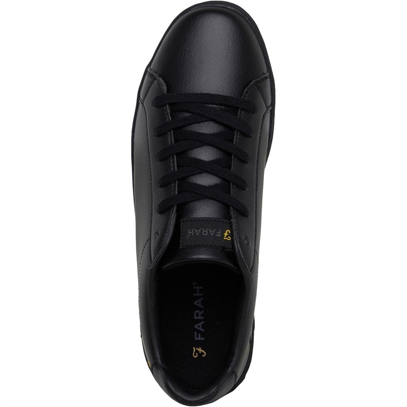 Farah Mens Taylor Trainers Black - Image 4