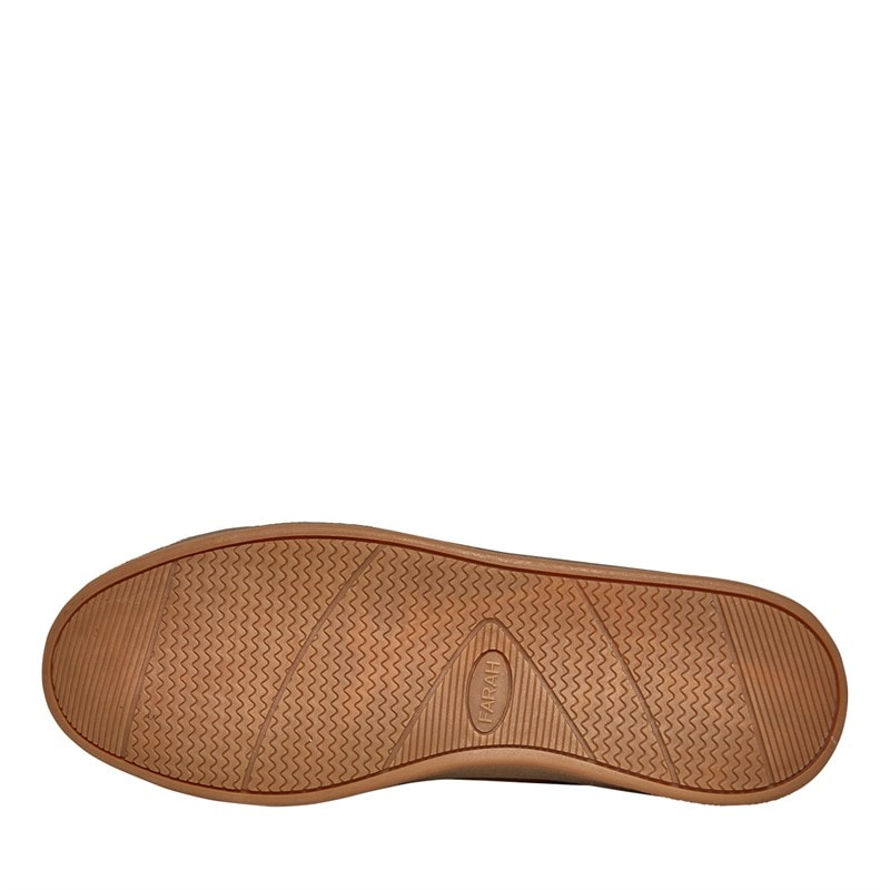 Farah Mens Taylor Trainers Tan - Image 2