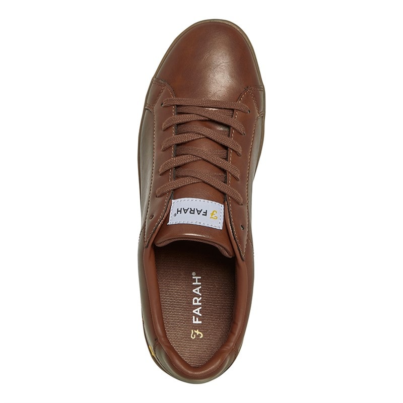 Farah Mens Taylor Trainers Tan - Image 4