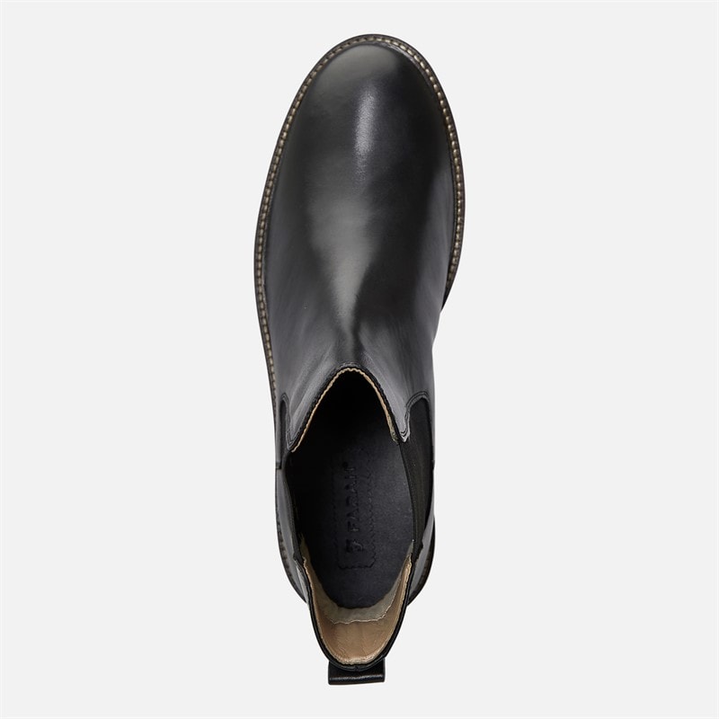 Farah Mens Mansfield Chelsea Boots Black - Image 4