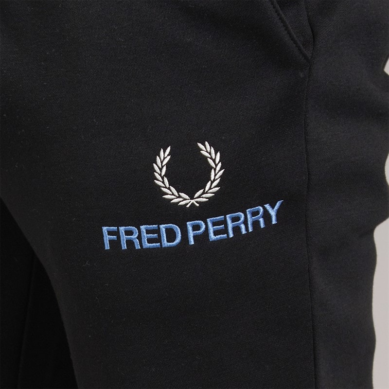 Fred Perry Mens Joggers Black - Image 5