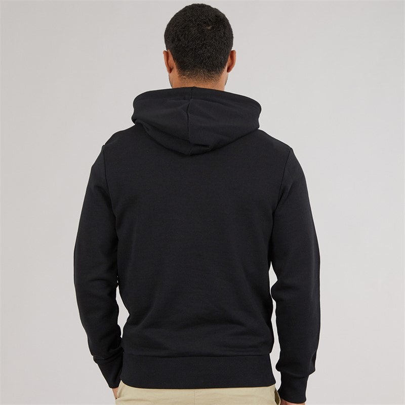 Fred Perry Mens Hoodie Black - Image 2