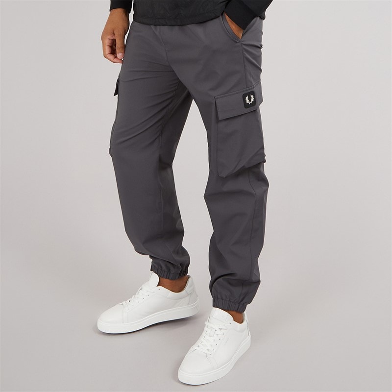 Fred Perry Mens Trousers Gunmetal