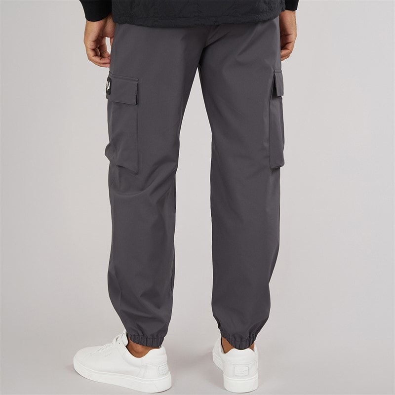 Fred Perry Mens Trousers Gunmetal - Image 2