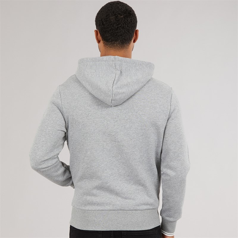 Fred Perry Mens Hoodie Steel Marl - Image 2