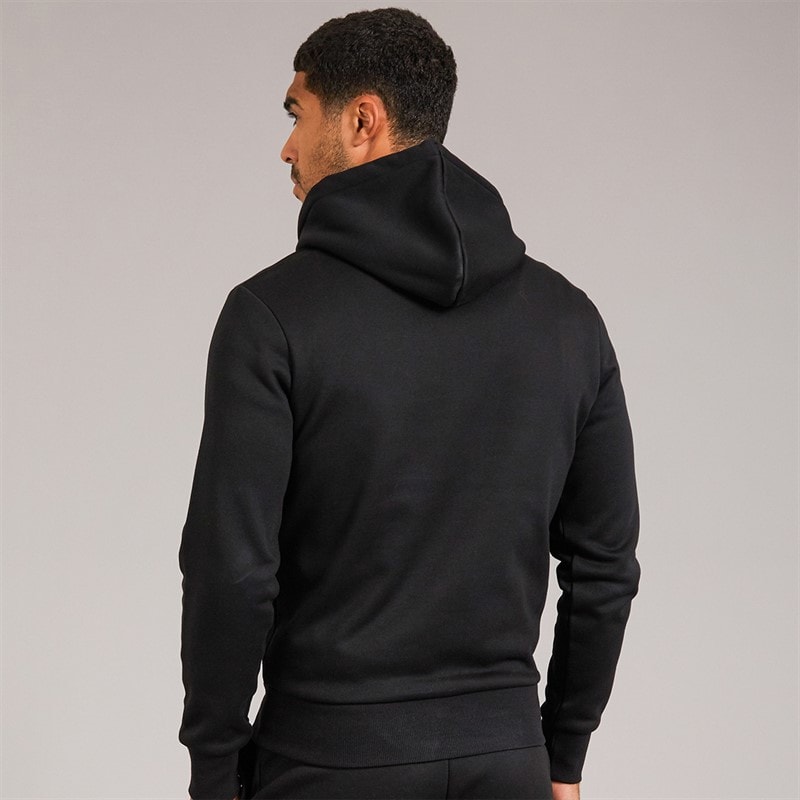 Fred Perry Mens Hoodie Black - Image 2
