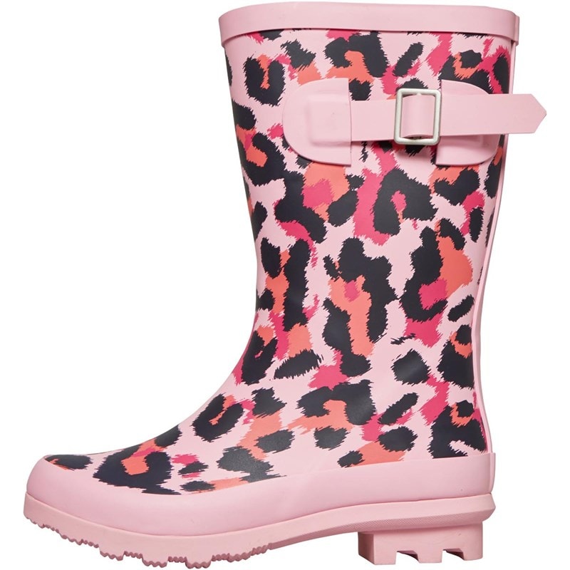 Board Angels Girls Print Wellies Pink Multi - Image 2