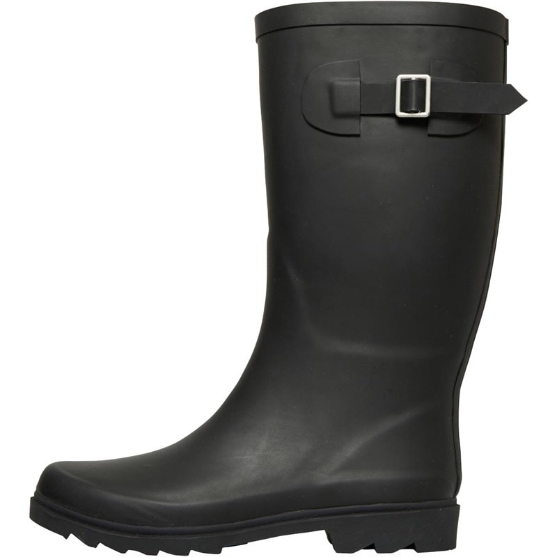 Board Angels Womens Plain Wellies Black - Image 2