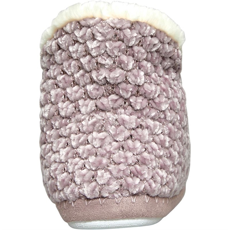 Board Angels Womens Chenille Bootees Pink - Image 4
