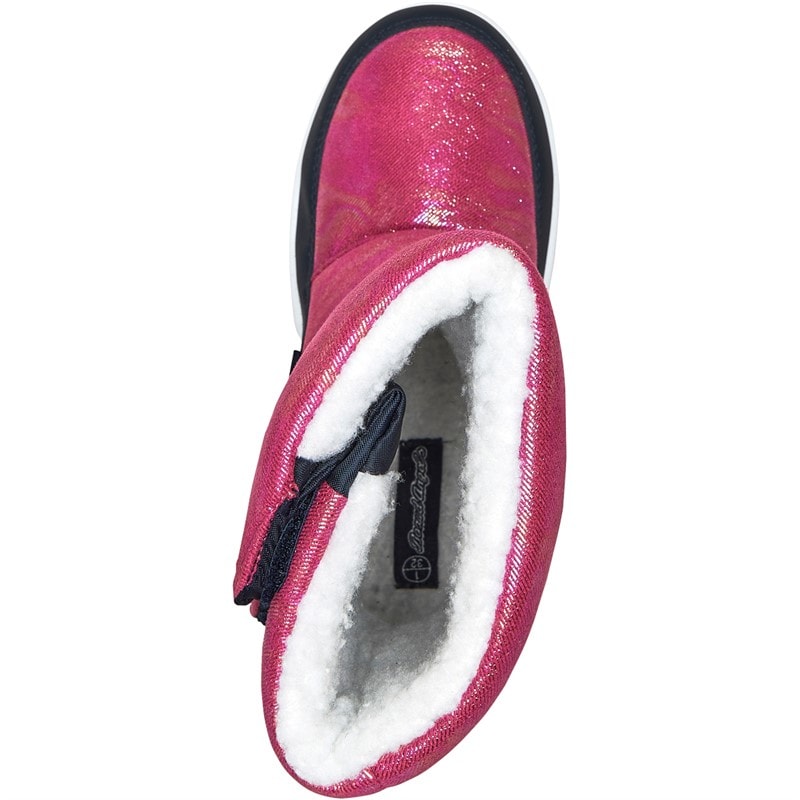 Board Angels Girls Snowboots Pink/Navy - Image 4