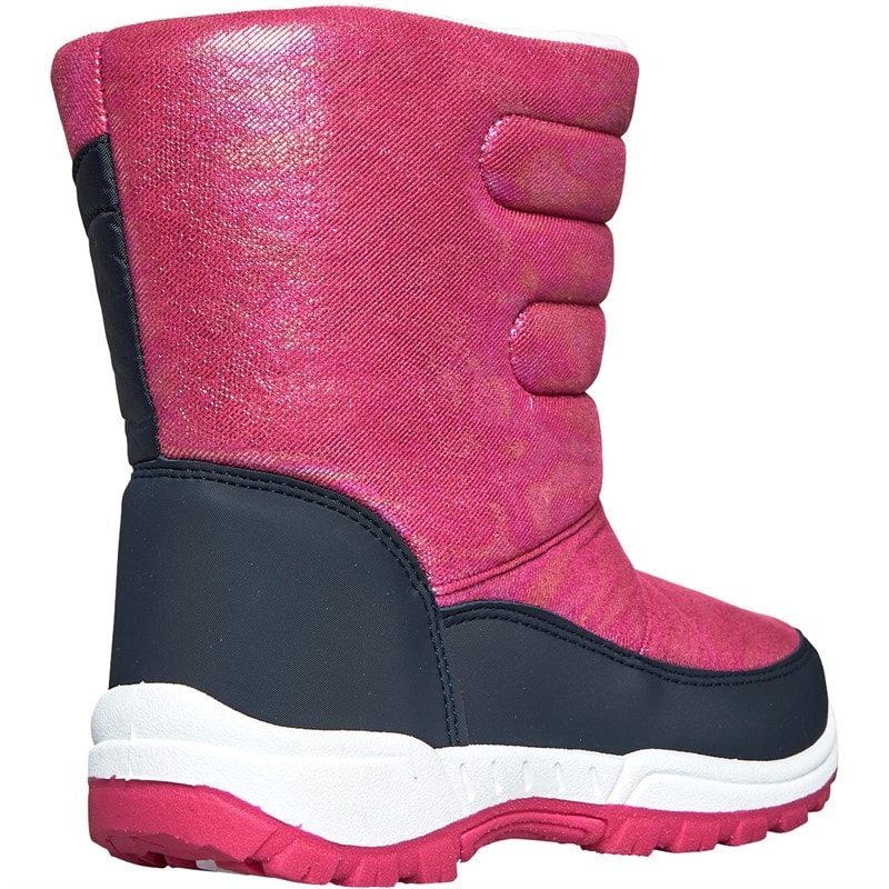 Board Angels Girls Snowboots Pink/Navy - Image 5