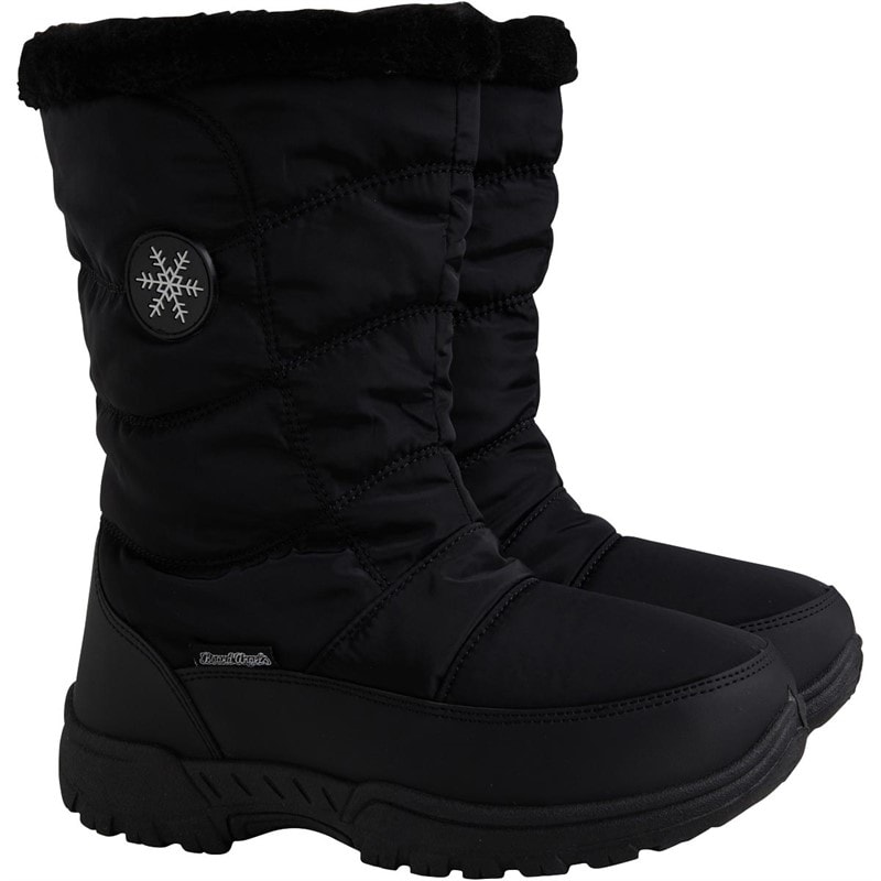 Board Angels Womens Snow Boots Black - Image 1