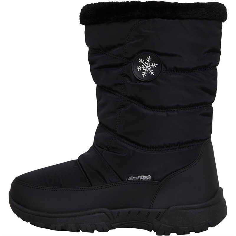 Board Angels Womens Snow Boots Black - Image 3