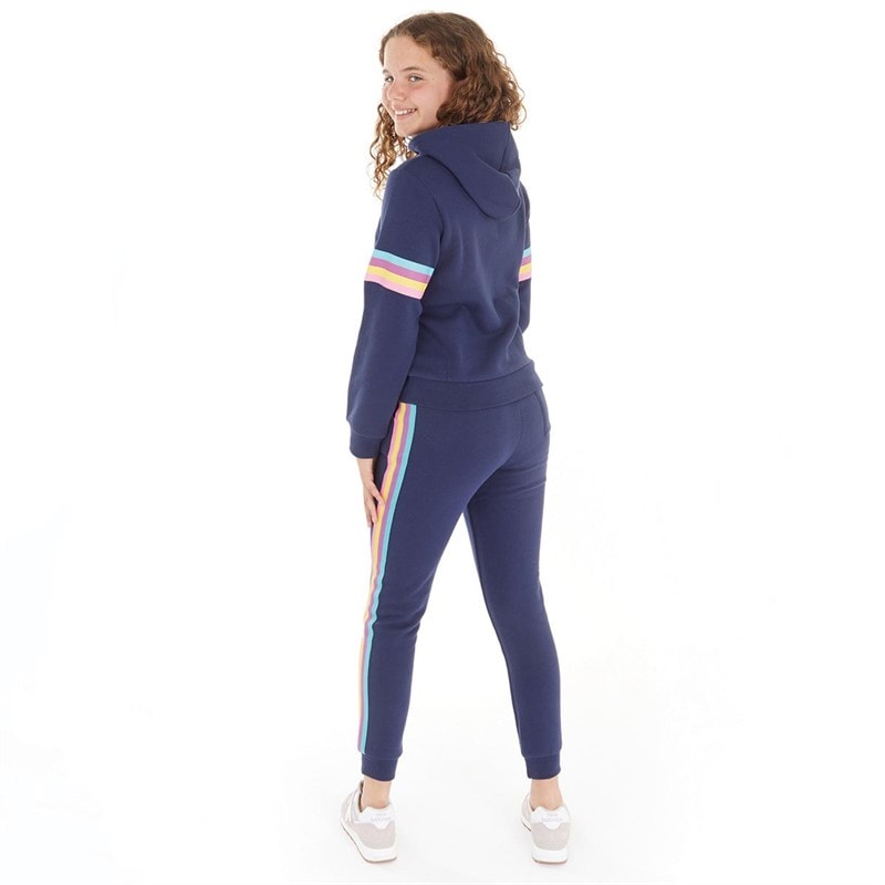 Board Angels Girls Hooded Jogsuit Navy - Image 2