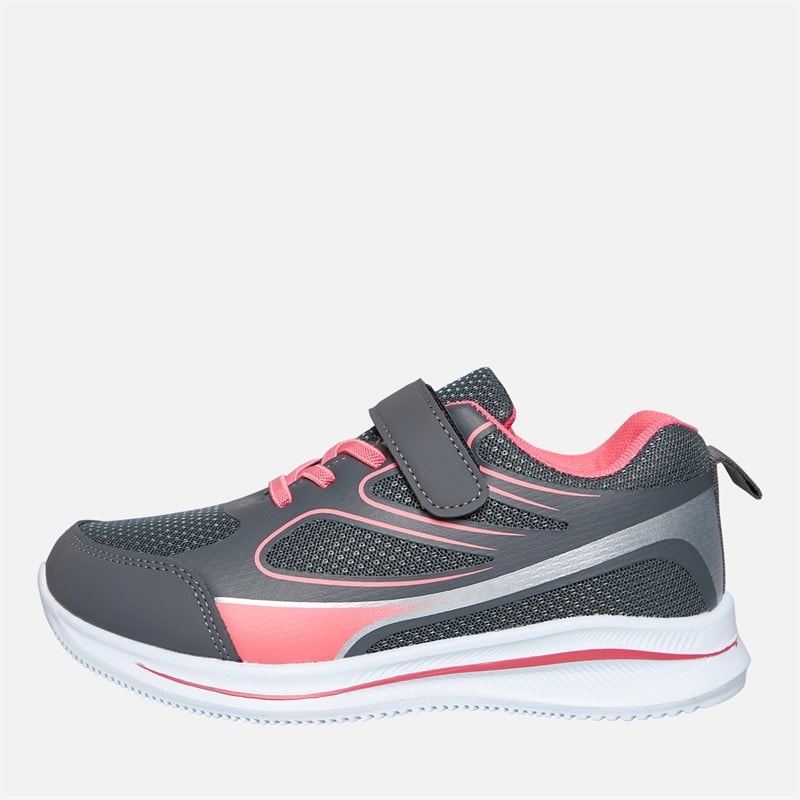 Board Angels Girls Trainers Dark Grey