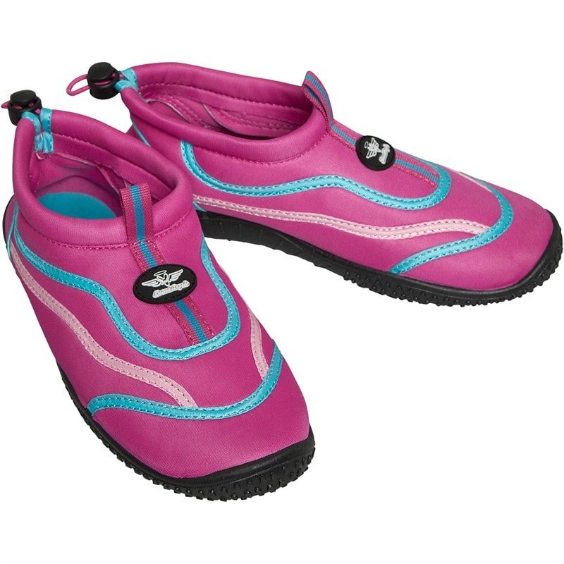 Board Angels Junior Girls Aqua Shoes Pink/Turquoise